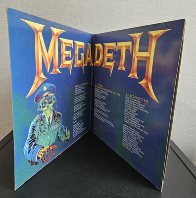 12'' Megadeth - Holy Wars, Klappcover. 1990 Vinyl 