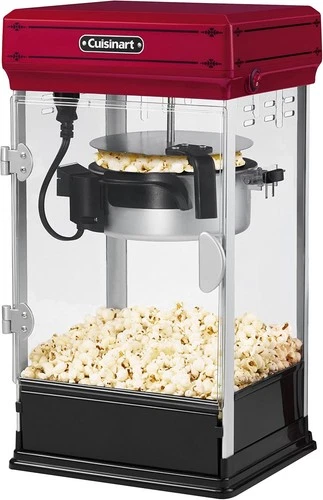 Cuisinart CPM-28FR Classic-Style Popcorn Maker, Red - Certified Refurbished