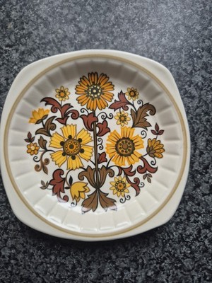The Royal Worcester Group Palissy kleiner Teller Schale Retro Blumen Design (bx 66)