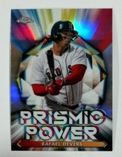 2021 Topps Chrome #PP-12 Rafael Devers Prismic Power Boston Red Sox Baseball