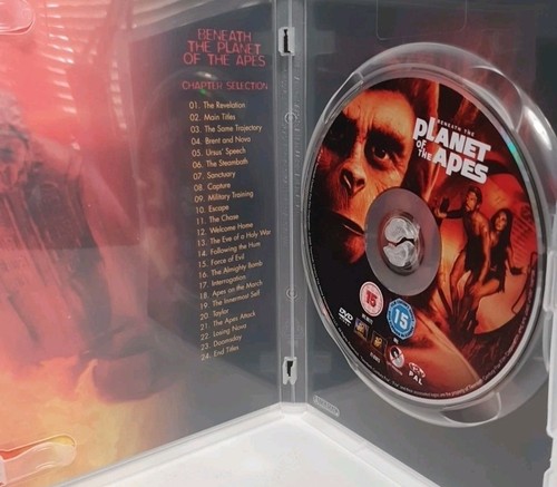 Beneath The Planet of the Apes 1969 DVD Charlton Heston Uk Dvd - Picture 3 of 3