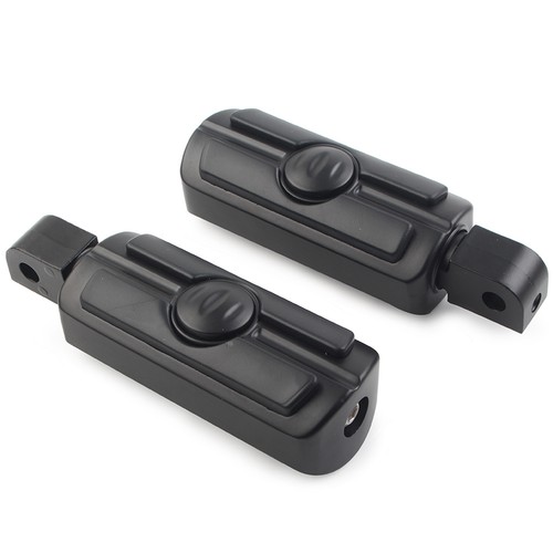 2x Reposapiés Traseros Reposapiés Pedales para Honda VTX 1800 2002-08 Moto Negro - Imagen 8 de 10