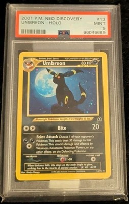 Umbreon 13/75 Neo Discovery Holo for sale online | eBay