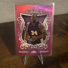 2023-24 Topps Chrome - Roundball Royalty #RR-14 PINK Shaquille O'Neal