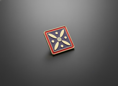Kaviani-Flagge (Derafsh Kaviani) Anstecknadel   Altpersisches Symbol