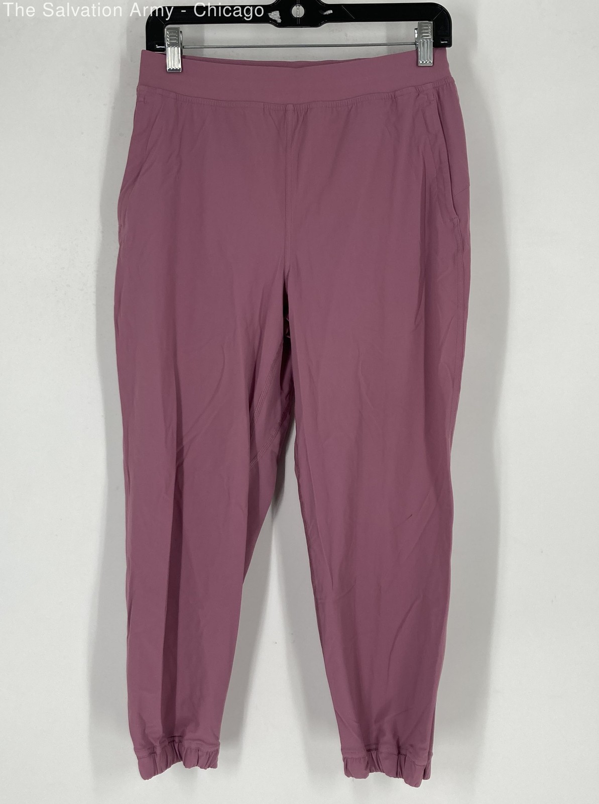 Lululemon Womens Purple Elastic Waist Tapered Leg Pull-On Jogger Pants Size 6