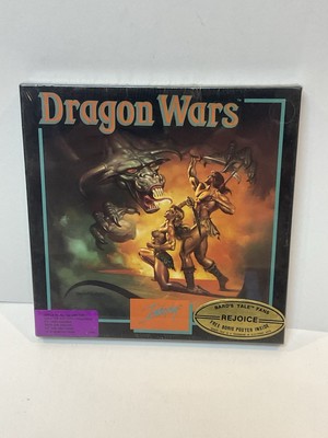 Vintage Apple II Game 1989 Interplay  Dragon Wars   Boris Vallejo  NOS Sealed