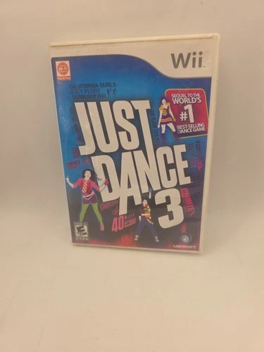 Just Dance 3 Nintendo Wii Video Game w/ Manual