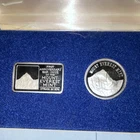New ListingMount Everest Mint Silver Bar and Round First Anniversary Set Struck 1974