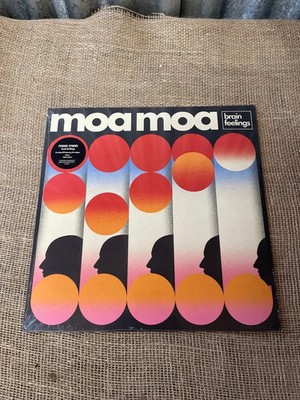 Moa Moa Brain Feelings 12  Powder Blue Vinyl EP Signed Art Card Sealed