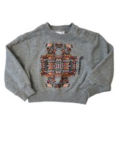Burberry Sweatshirt - Gray Crewneck Bear Graphic size 18 Months