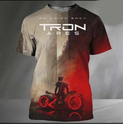 First Poster For Tron Ares No Going Back Only In Theaters 2025 AOP 3D T-Shirt