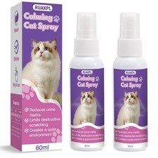 Cat Calming Spray 60 ML 2 Pack Calming Solution for Cats Cat Pheromone Spray ...