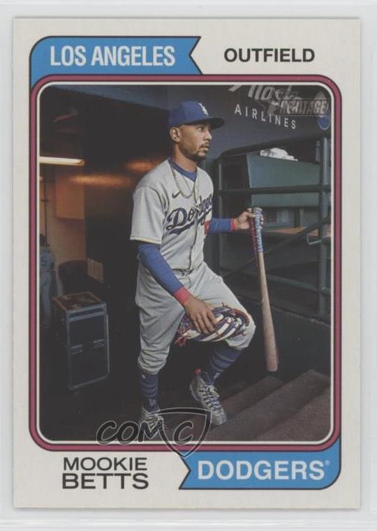 2023 Topps Heritage Image Variation SP Image Variation Mookie Betts #315 2g8