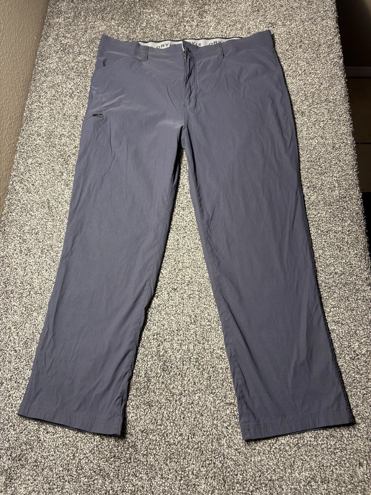 Orvis Tech Pants Mens 40x30 Performance Outdoor Hiking Stretch Nylon