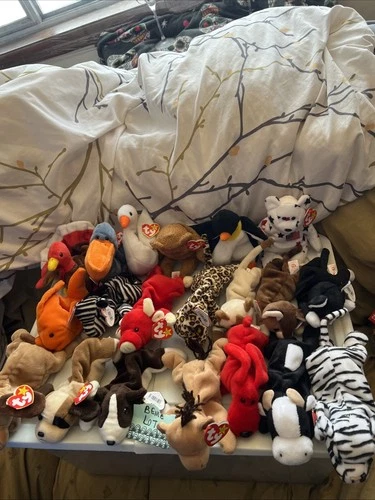 Vintage 1990's Lot Of 20 Beanie Babies With Tags Lot 2