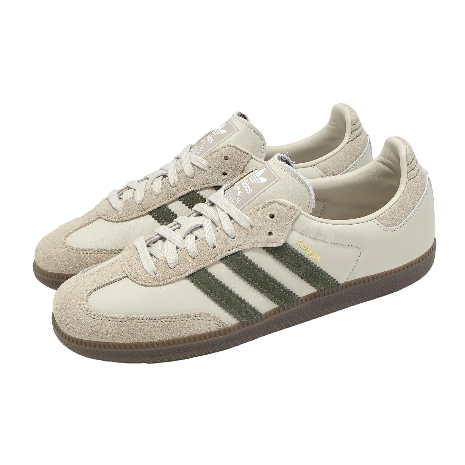 adidas Originals Samba OG Aluminum Gum Men Casual Lifestyle Shoes JR0893