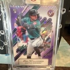 Topps Pristine 2025 Ben Williamson Rookie Purple /99 Mariners #140