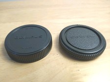 Olympus OM-Series Camera Body & Rear Lens Cap Set