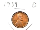1939 (D) Lincoln Penny