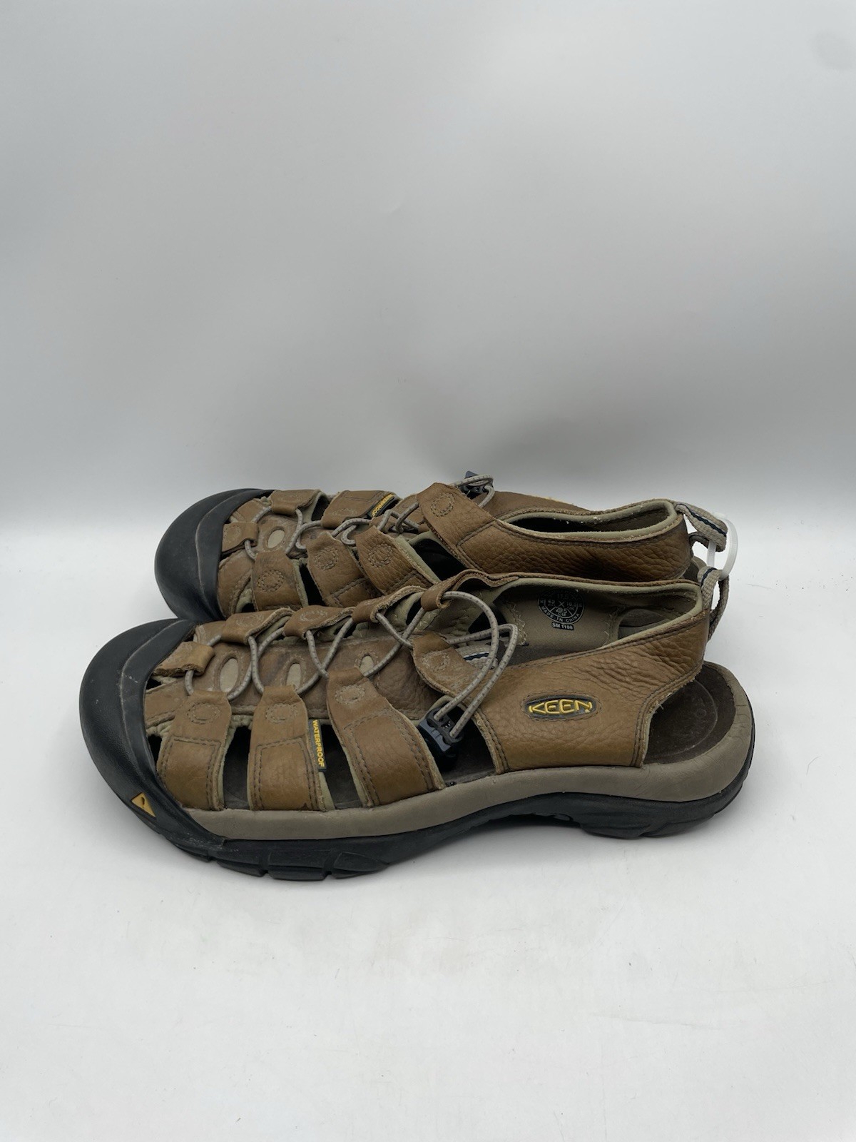 Sandali Keen uomo 11 5 marroni impermeabili escursionismo Newport pelle punta chiusa passeggio