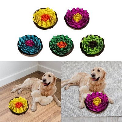 Pet Dog Snuffle Mat Sniffing Bowl Pad Sniff Interaktives Hundespielzeug zum