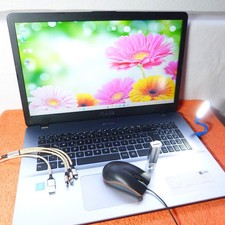 XXL SET Asus F705 Vivo UltraBook 17 Zoll HDPLUS l SSD Windows 11 l USBC HDMI