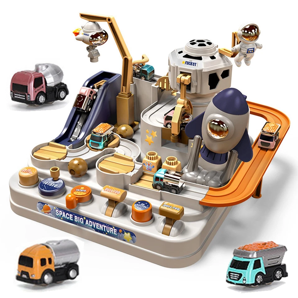 Giochi per Bambini Educativi Pista Macchinine Pista Macchinine Giocattolo - Immagine 2 di 4