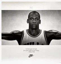 New Michael Jordan Nike Wings Poster Size 24”X72” Print-2ftx6ft
