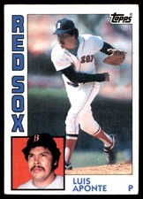 Luis Aponte 1984 Topps #187 Boston Red Sox MLB READ FREE SHIPPING AutographDen