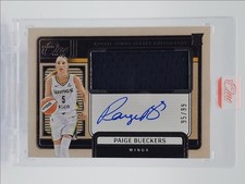 PAIGE BUECKERS 2025-26 PANINI ONE AND ONE RPA ROOKIE JUMBO RC AUTO /99 Q1496