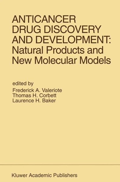 Frederick A Valeriote (U. A.) | Anticancer Drug Discovery And Development:...-image
