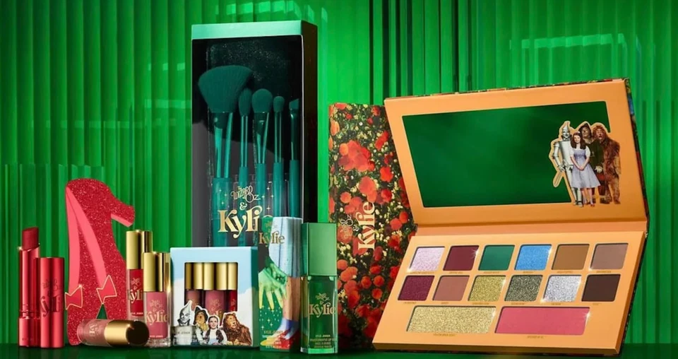 Kylie Cosmetics Mago de Oz Colaboración 5 PIEZAS COLECCIÓN, NUEVO EN CAJA RARO Foto 3 de 4