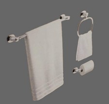 Kohler Terzet R33796-CP Towel Bar Ring  TP Holder Set Chrome Finish NEW