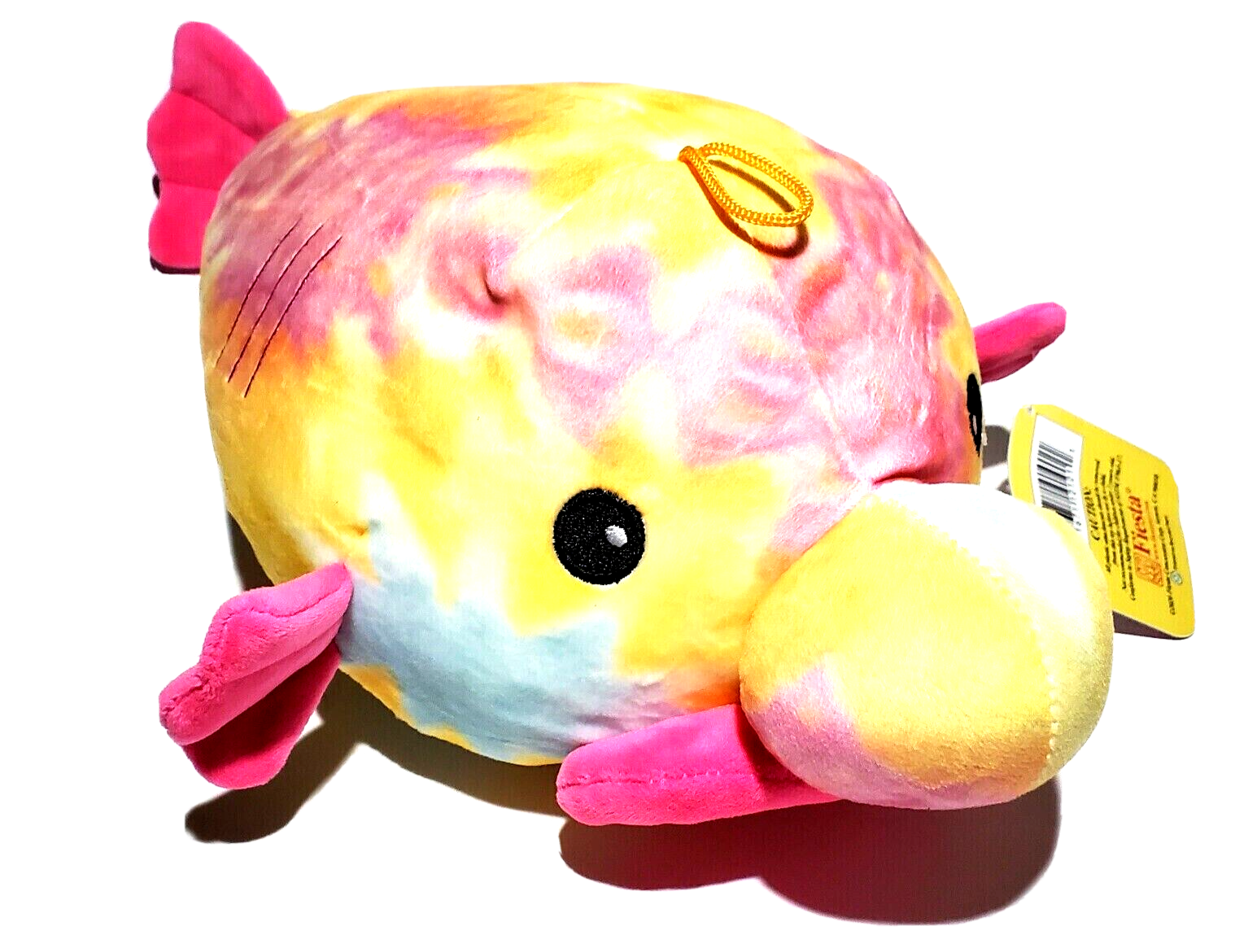 Blob Fish Fiesta Snugglies 15 Rainbow Tie Dye Plush Soft Squishy Rare  Colorful