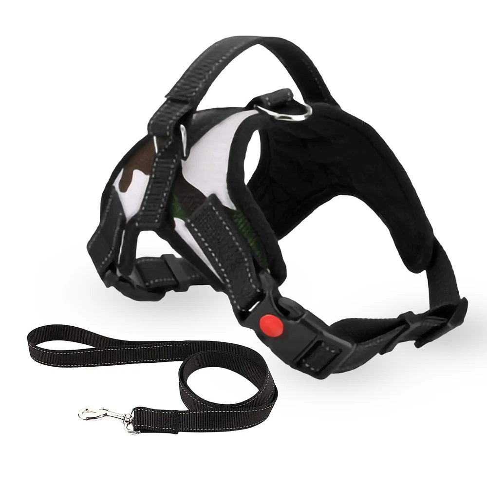 No-Pull Reflective Padded Dog Harness Adjustable for Small Medium Large Breeds