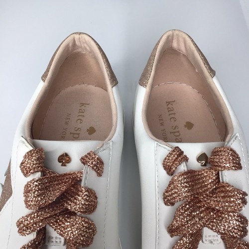 Zapatilla deportiva Kate Spade Fez, oro rosa blanco talla 8,5 B - Imagen 15 de 16