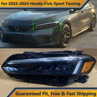 LED Headlight Replacement For 2022 2023 2024 Honda Civic Sport Touring Left