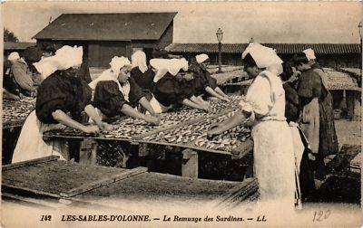 CPA AK Les SABLES-d'OLONNE - Le Remuage des Sardines (637390)