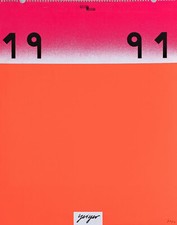 Rupprecht Geiger handsigniert Farbseriegrafie 1990 - WVZ.-Nr. 182-0