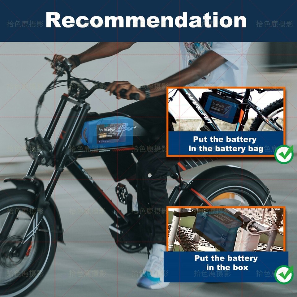 Batterie Vélo électrique 36V 20Ah Li-ion Pour Moteur Bafang - Avec Porte-bagages