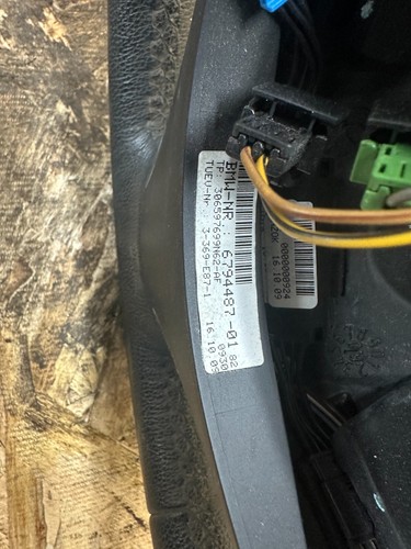 BMW 2006-2013 E9X 3 SERIES BLACK LEATHER STEERING WHEEL OEM 3051626 - Picture 5 of 9