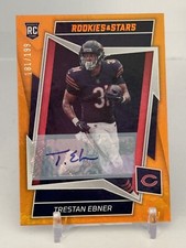 Trestan Ebner 2022 Rookies And Stars#155  Orange Auto /199. B649