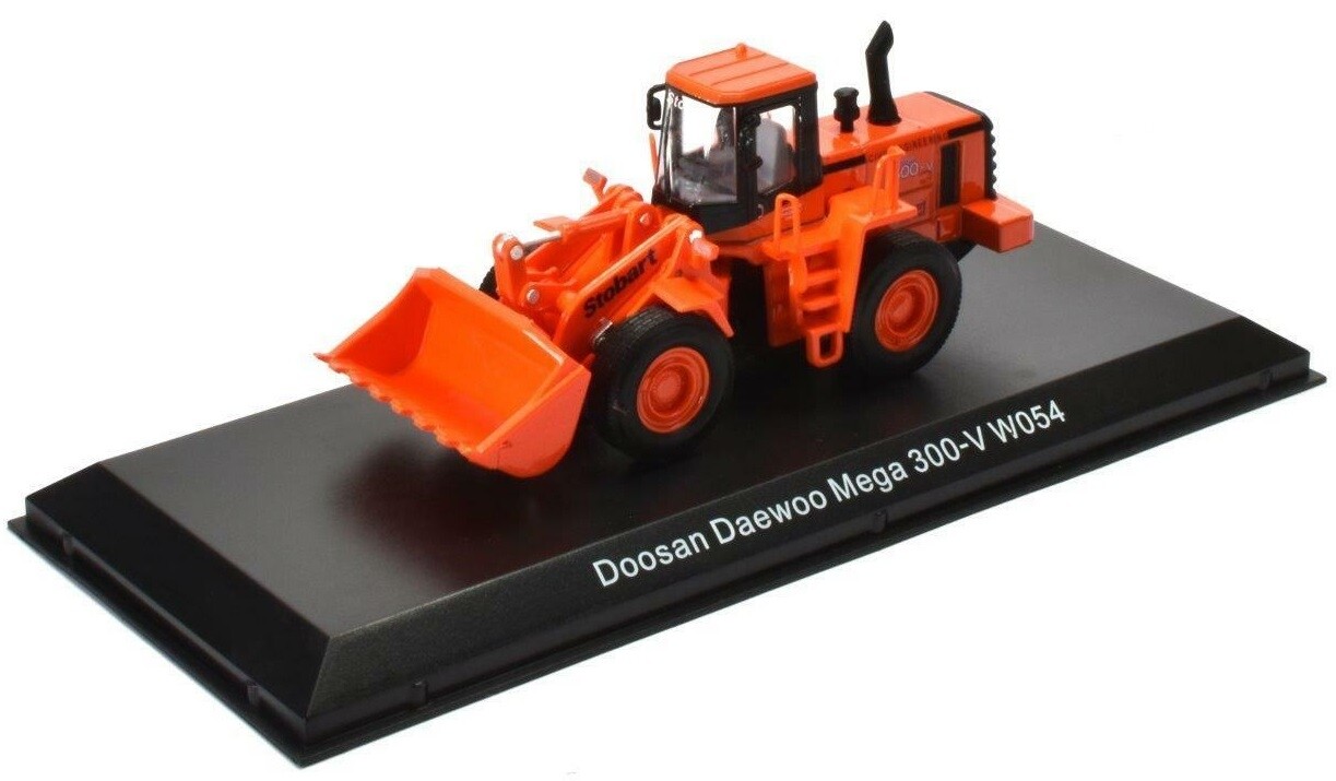 IXO - DOOSAN Daewoo Mega 300-V W054 Stobart Schienenlader - 1/76 - ATL4664103