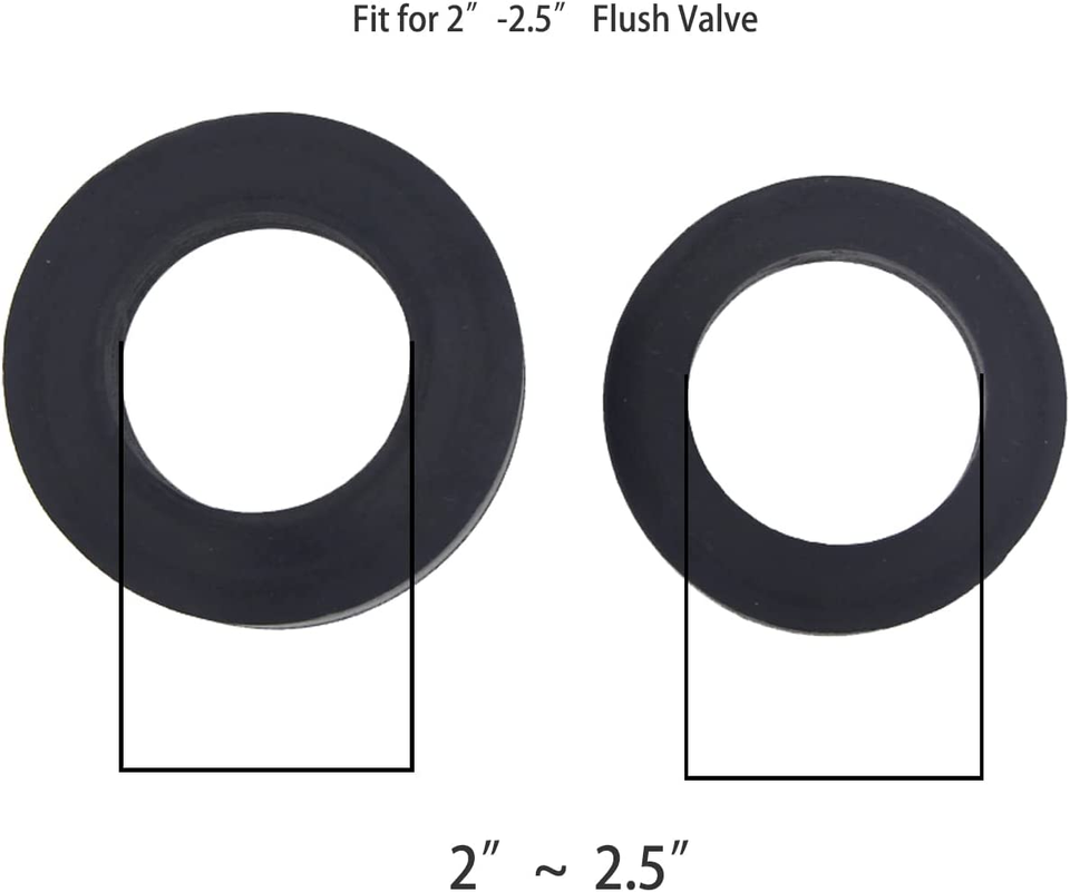 Universal Toilet Tank to Bowl Gaskets Repair Kit with 2 Pcs Gasket and
