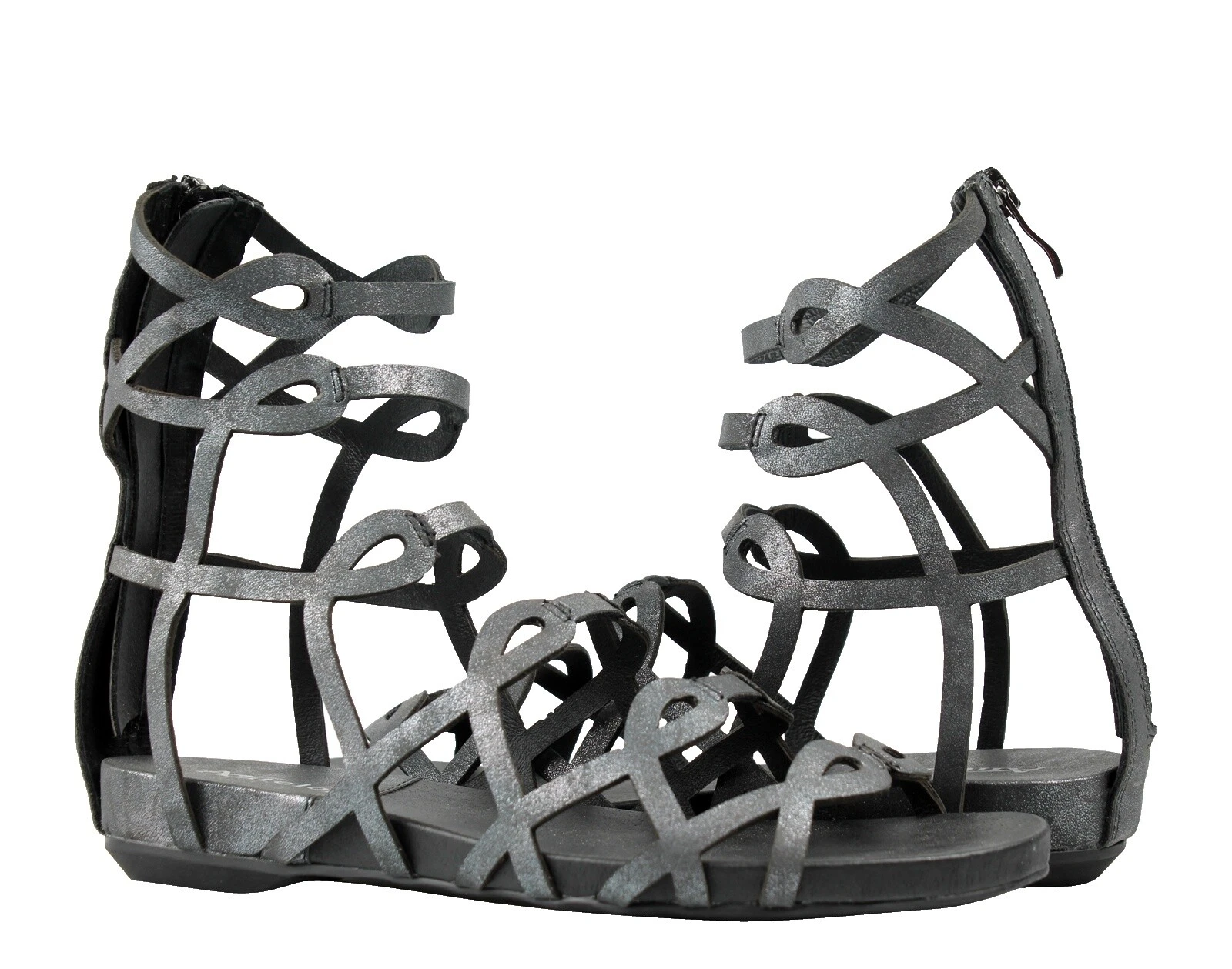 Sandalias De Gladiador Negro para Mujeres