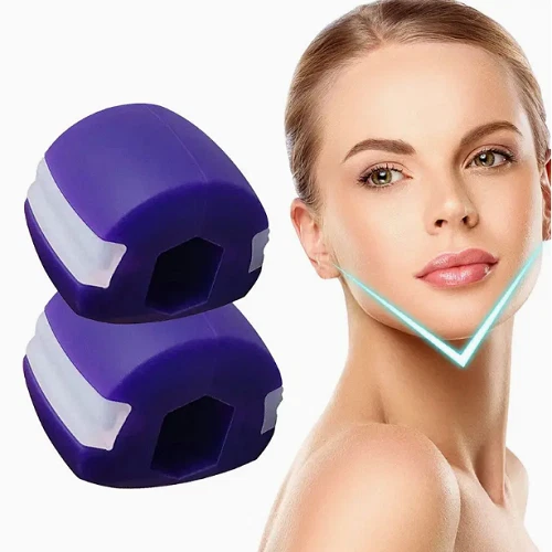 3PCS Jawline Exerciser Mouth Exercise Fitness Ball Neck Face Jaw Trainer Toning