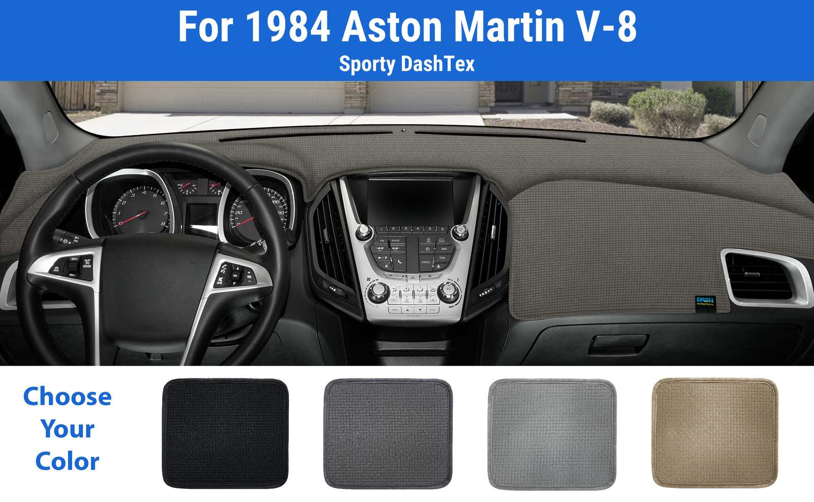 Dashboard Dash Mat Cover for 1984 Aston Martin V-8 (DashTex)