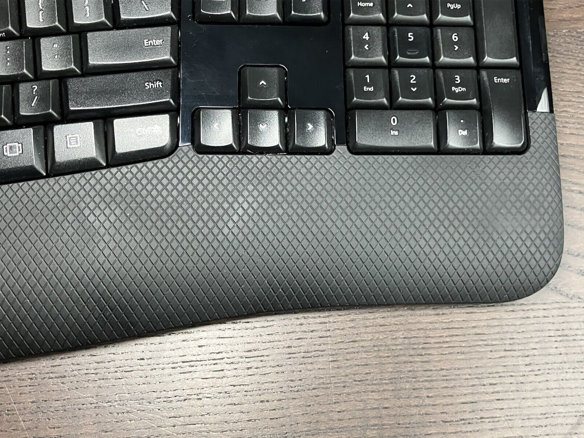 Microsoft Wireless Comfort Desktop 5050 Curved Keyboard Black