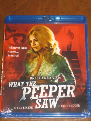 WHAT THE PEEPER SAW (1972) (Blu-Ray) VCI: BRITT EKLAND, MARK LESTER: BRAND NEW!!